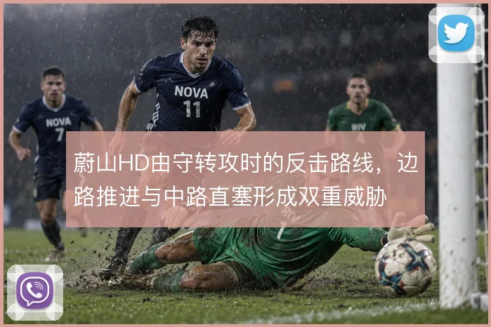 蔚山HD由守转攻时的反击路线,边路推进与中路直塞形成双重威胁